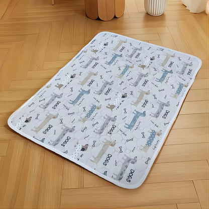 Winter Dog Pee Pad Reusable Washable Dog Urine Mat Car Seat Floor Sofa Waterproof Absorbent Puppy Cat Training Pet Supplies